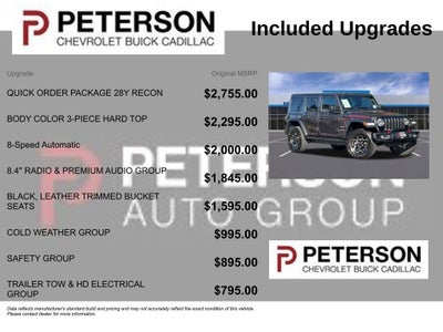 2020 Jeep Wrangler Unlimited Rubicon Recon 4x4