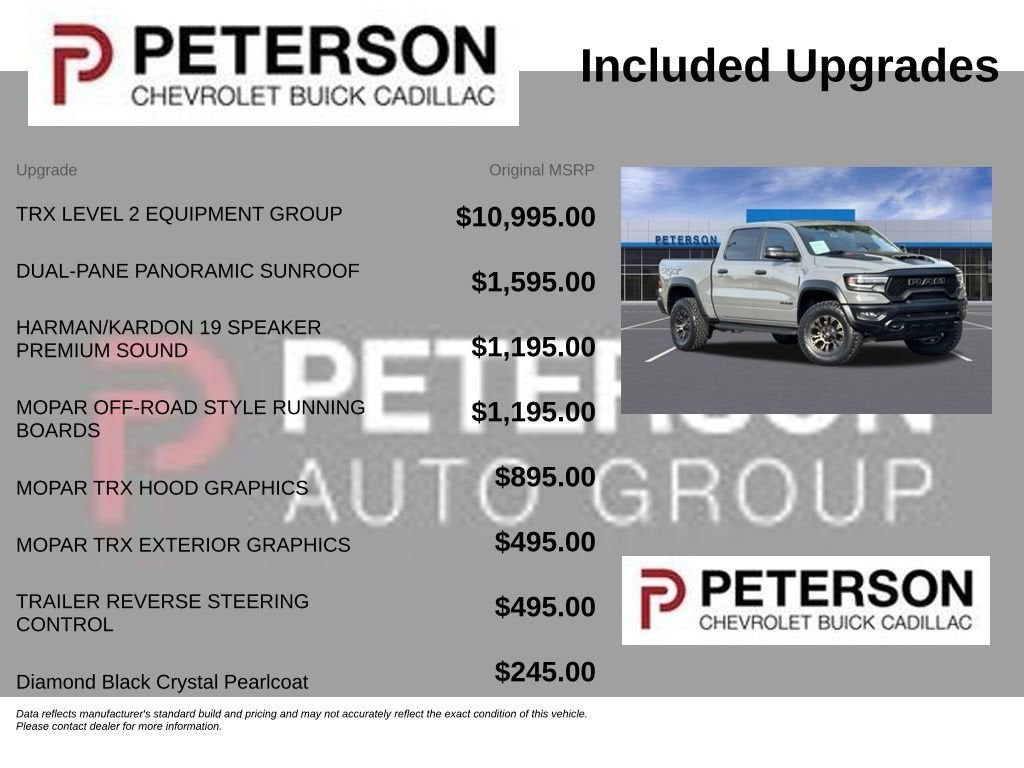 2023 RAM 1500 TRX Crew Cab 4x4 5'7" Box