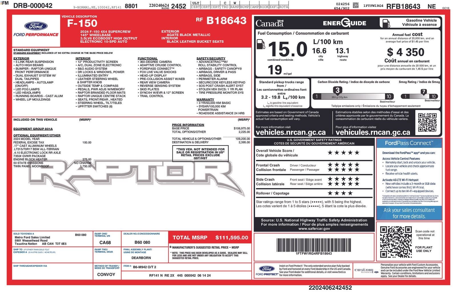 2024 Ford F-150 Raptor