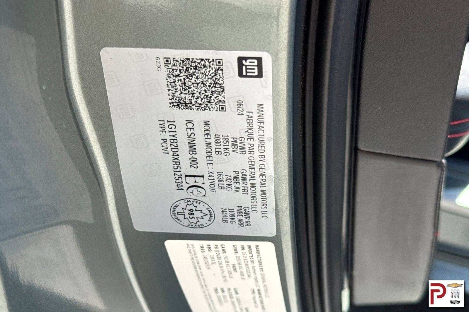 2024 Chevrolet Corvette Stingray 2LT