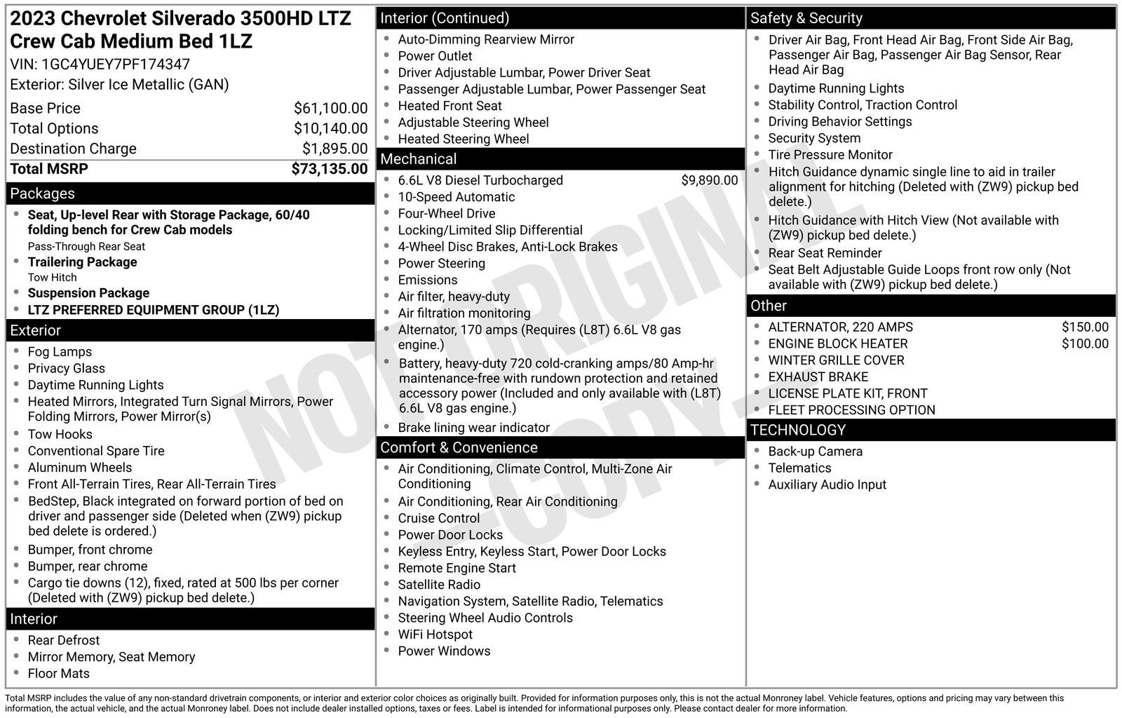 2023 Chevrolet Silverado 3500 HD LTZ