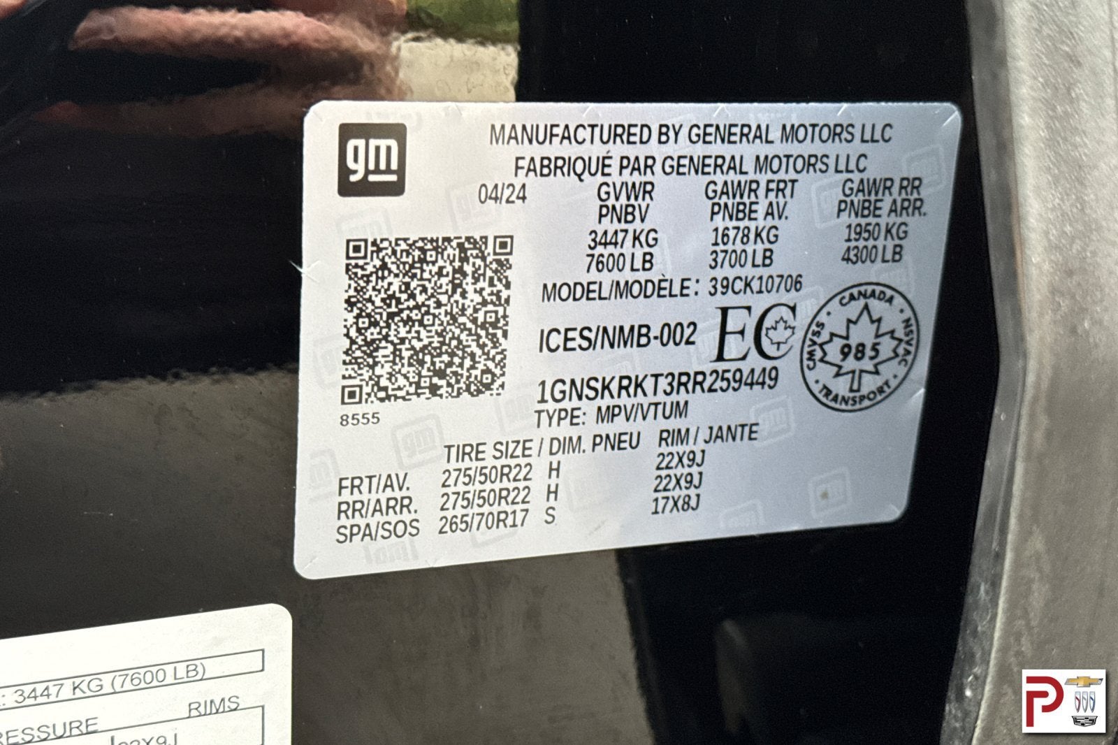 2024 Chevrolet Tahoe RST