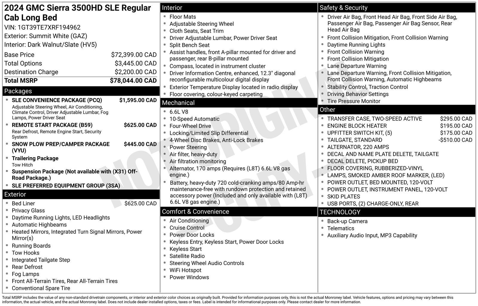 2024 GMC Sierra 3500 HD SLE