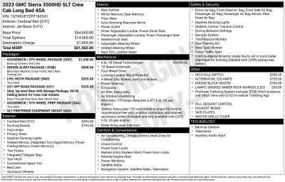 2023 GMC Sierra 3500 HD SLT