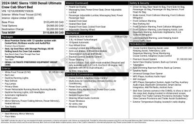 2024 GMC Sierra 1500 Denali Ultimate
