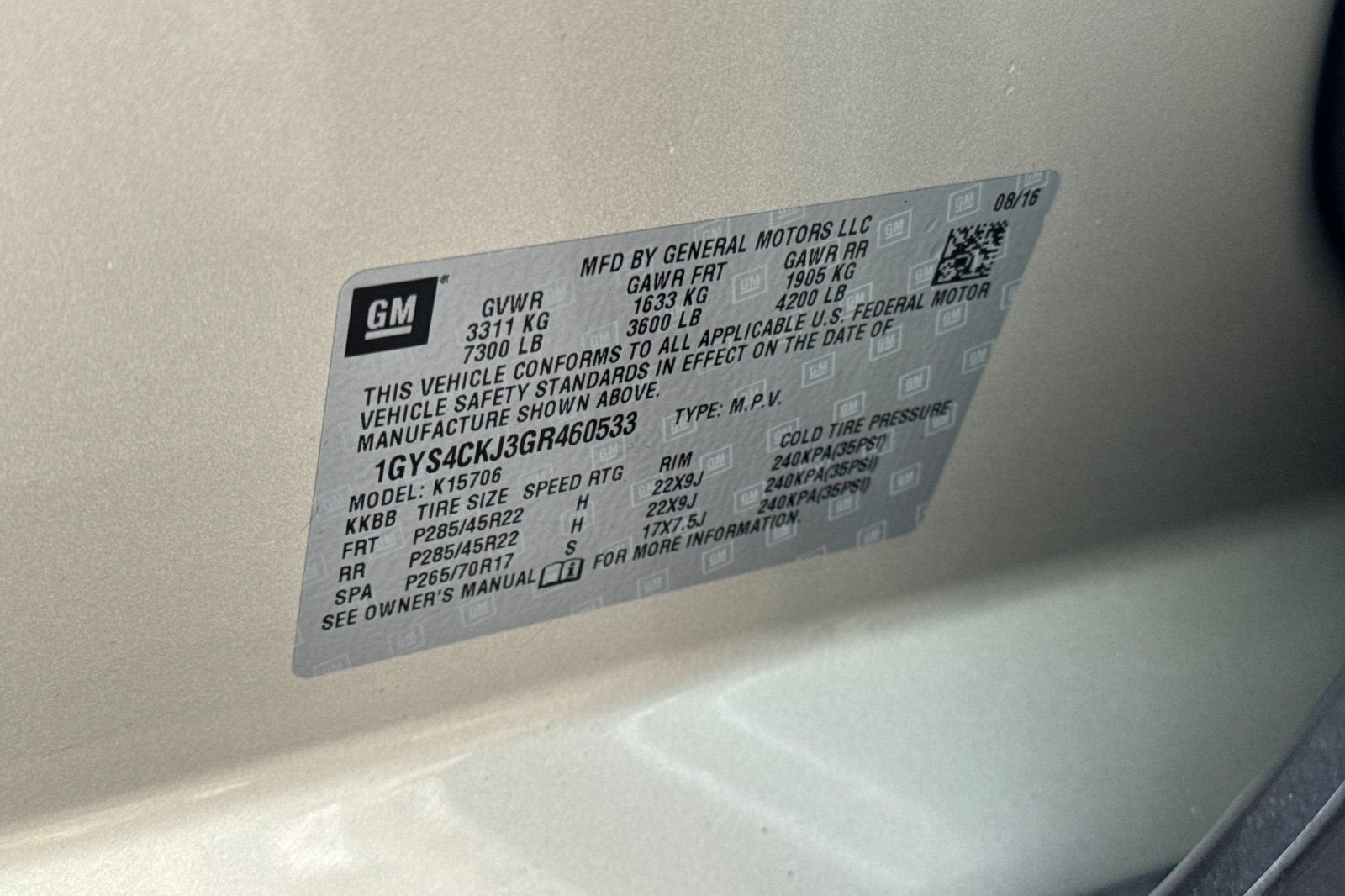 2016 Cadillac Escalade Premium Collection