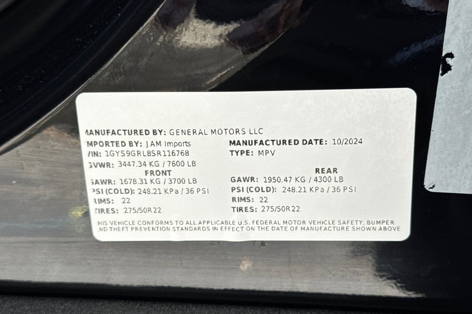 2025 Cadillac Escalade Sport Platinum