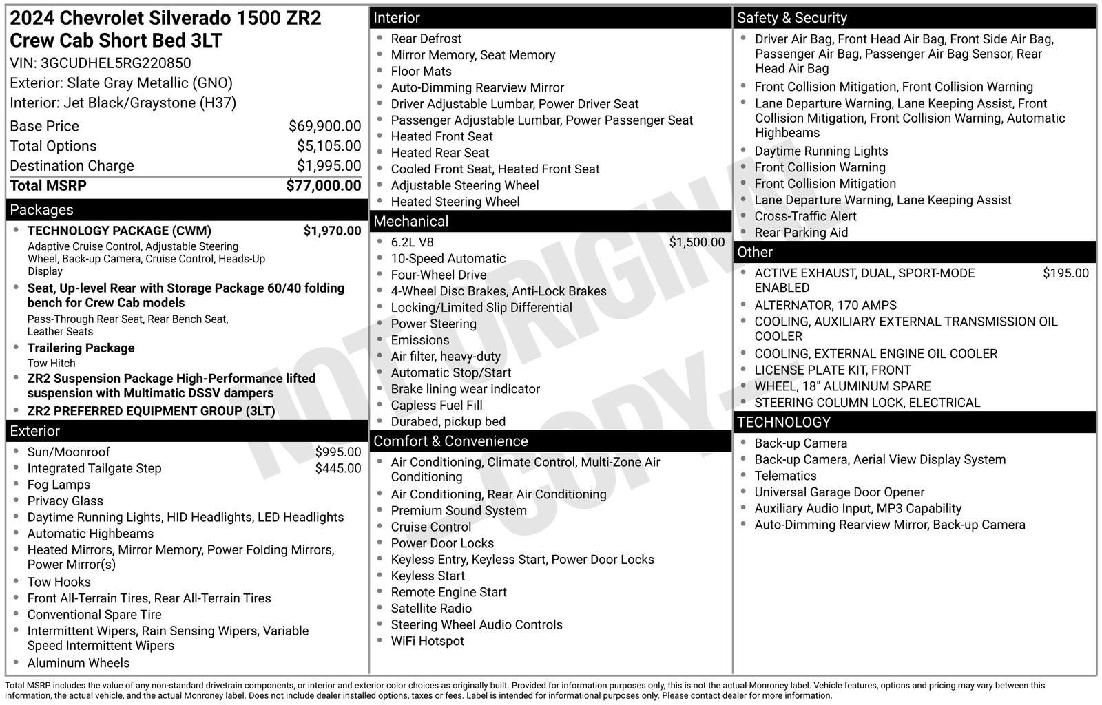 2024 Chevrolet Silverado 1500 ZR2