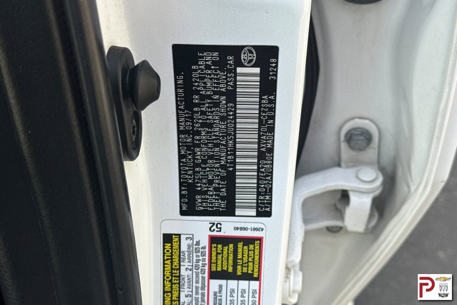 2018 Toyota Camry SE