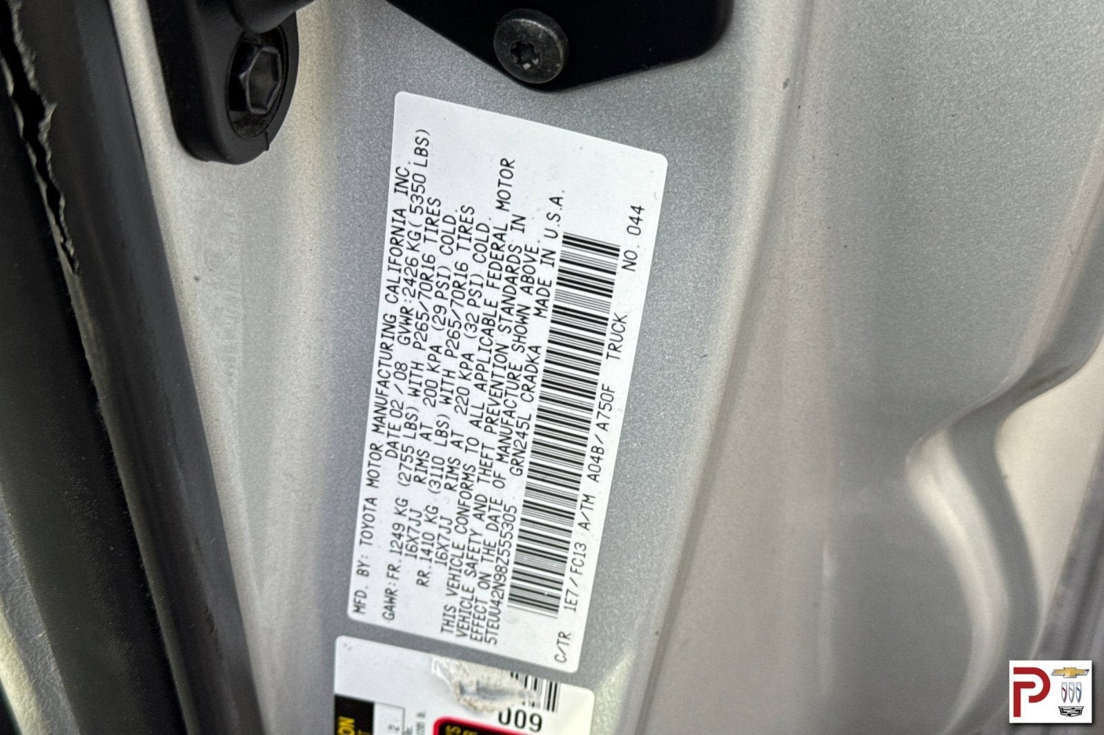 2008 Toyota Tacoma NA