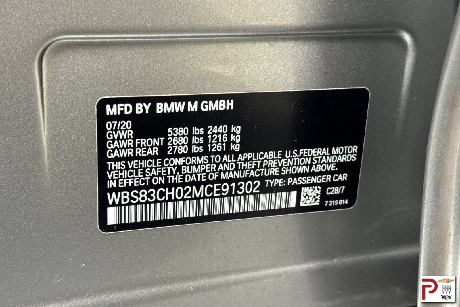 2021 BMW M5 NA