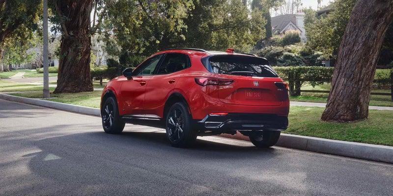 Red 2026 Buick Envision SUV on Road